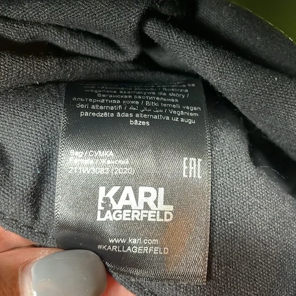 Karl Lagerfeld x Amber Valletta Cactus Vegan Leather Shoulder Bag 🌵 - Picture 10 of 16